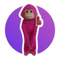 LUX TRENDS Plush Valentine's Day Hanging Monkeys 13 in Surprise Gift Centerpiece Monkey Garland Decoration Valentine Day Gift Ba
