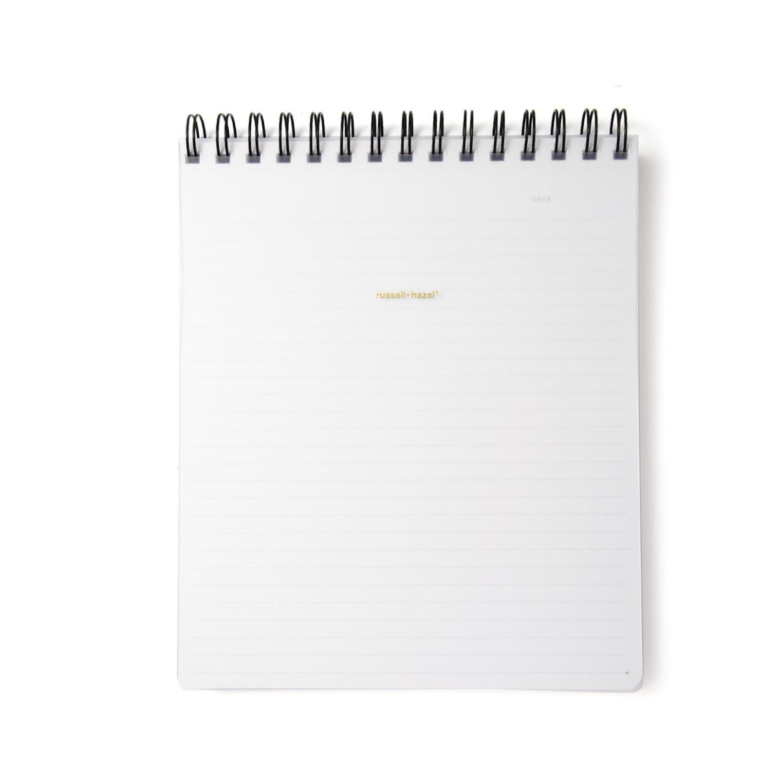 Russell+Hazel Spiral Memo Notebook, Office Supplies, 7.5    X 9   , 196 Lined Pages, White (44314)