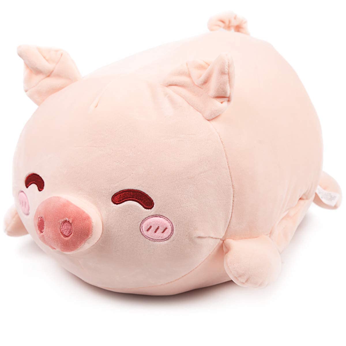 Arelux Pig Plush Pillow Stuffed Animal Snuggly Pillow Cute Plush Toy Snuggle Buddy Pig Plushie Kawaii Soft Hugging Pillow For Ki