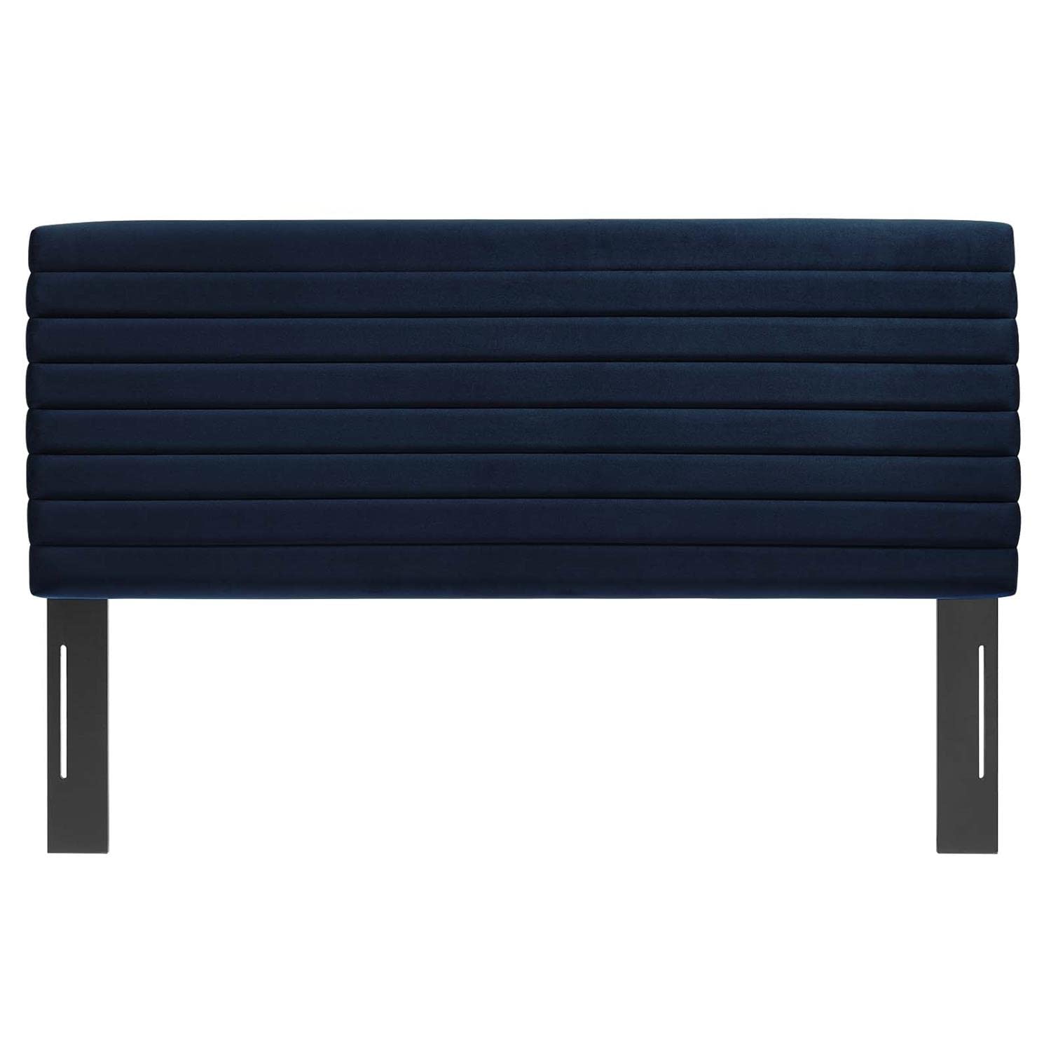 Modway Tranquil Performance Velvet Full/Queen Headboard In Midnight Blue