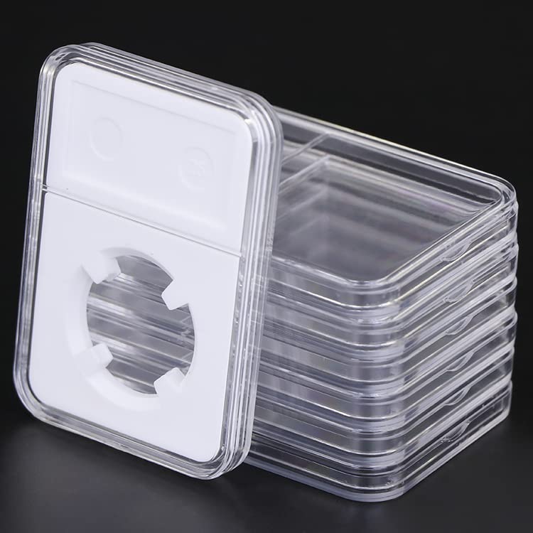10 X Coin Slab Protector Display Holder Storage 24Mm For Us 25 Cents Quarter