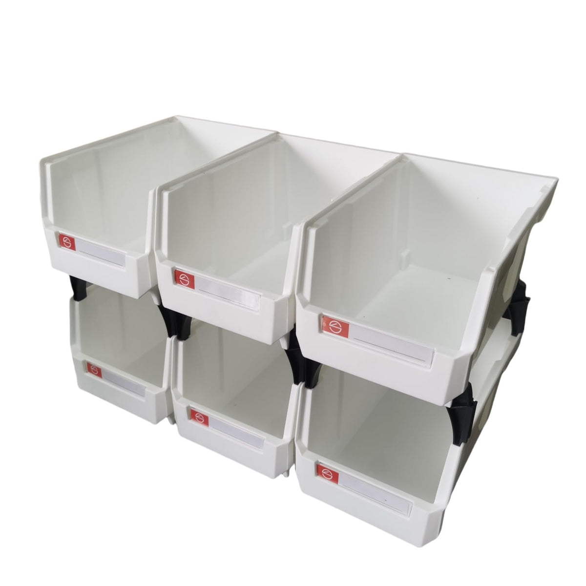 Pe&Hui Storage Organizer Boxes,Wall Mount Storage Parts Rack,Stackable Shop Tool Bins for store Screws,Small Parts,Office Suppli