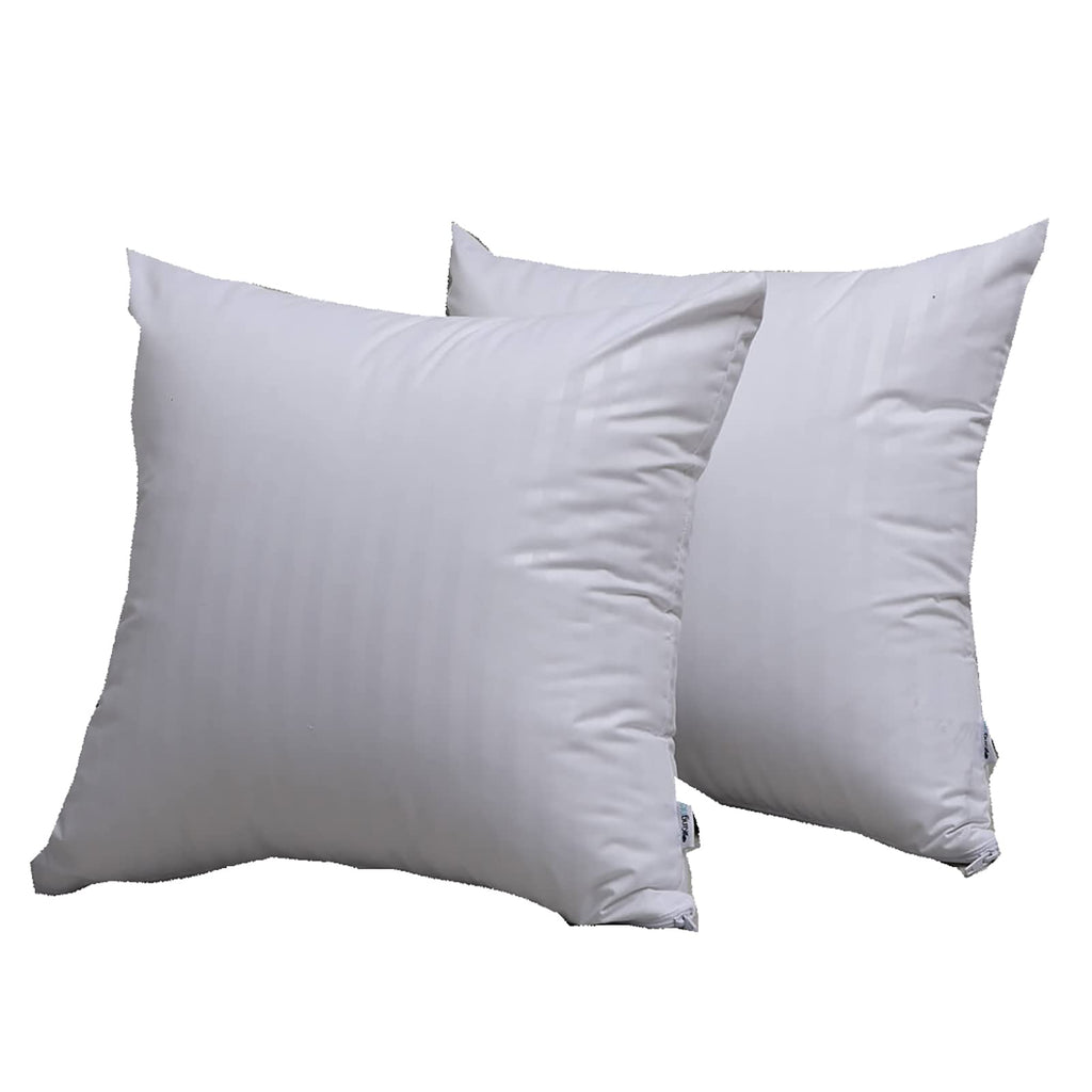 Feather Proof Euro Pillow Protectors 26X26 Set Of 2 Waterproof Cover For Goose Down Square Throw Pillows 2 Pack