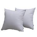 Feather Proof Pillow Protectors 20x20 Waterproof Cover for Goose Down Square Throw Pillows 2 Pack