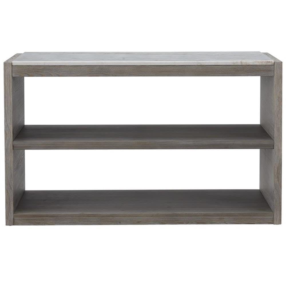 Progressive Furniture Gray Moonbeam Marble Top Sofa/Console Table in Moonlit