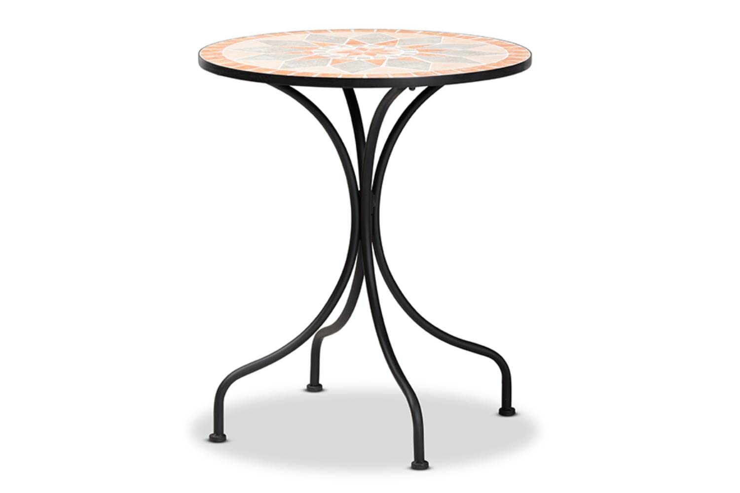 Baxton Studio Talise Outdoor Dining Table - Thumbnail 4