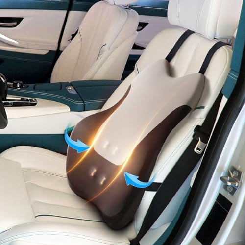 Lumbar Support Pillow For Office Chair Car, Gaming Chair Lower Back Pain Relief Memory Foam Cushion With 3D Soft Cover Enhance Y