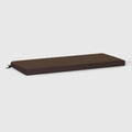 Westintrends Solace Water Resistant Outdoor Patio Bench Seat Cushion, 46 X 18, Brown