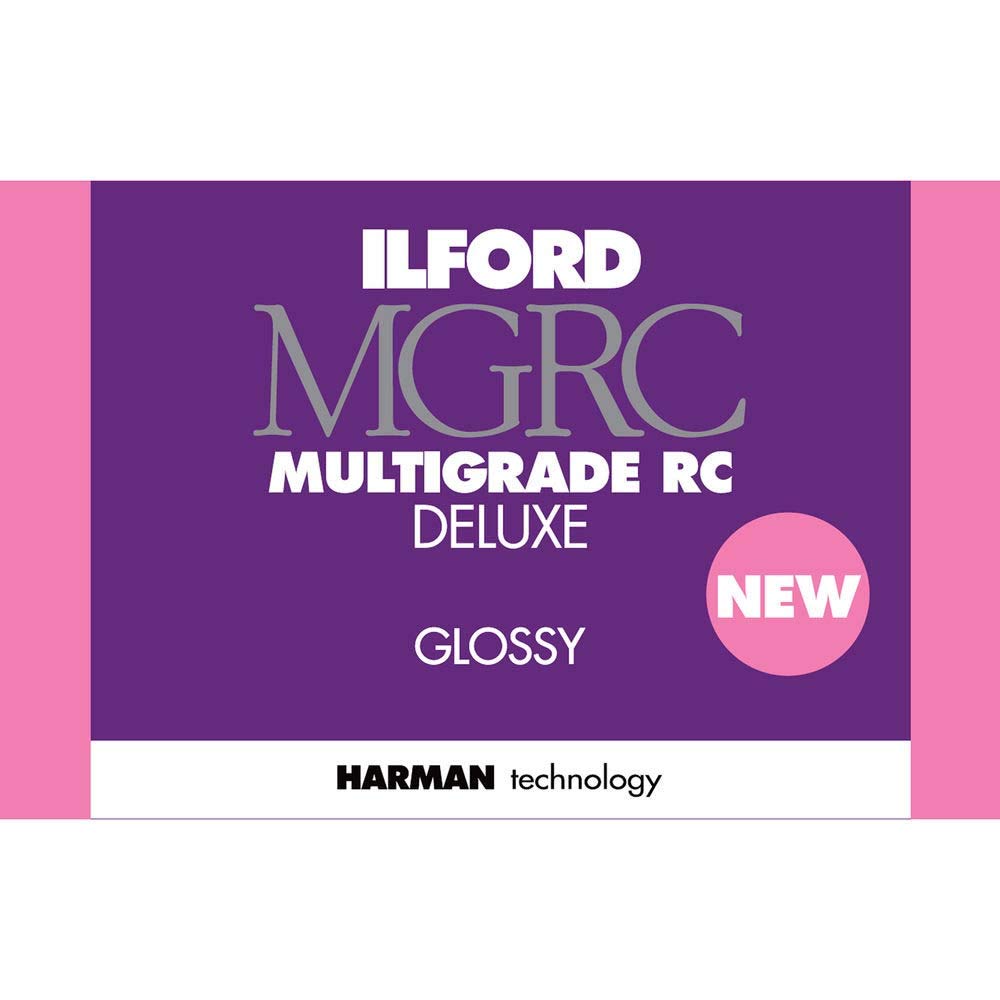 Ilford Multigrade V Rc Deluxe Glossy Surface Black & White Photo Paper, 190Gsm, 8X10, 25 Sheets