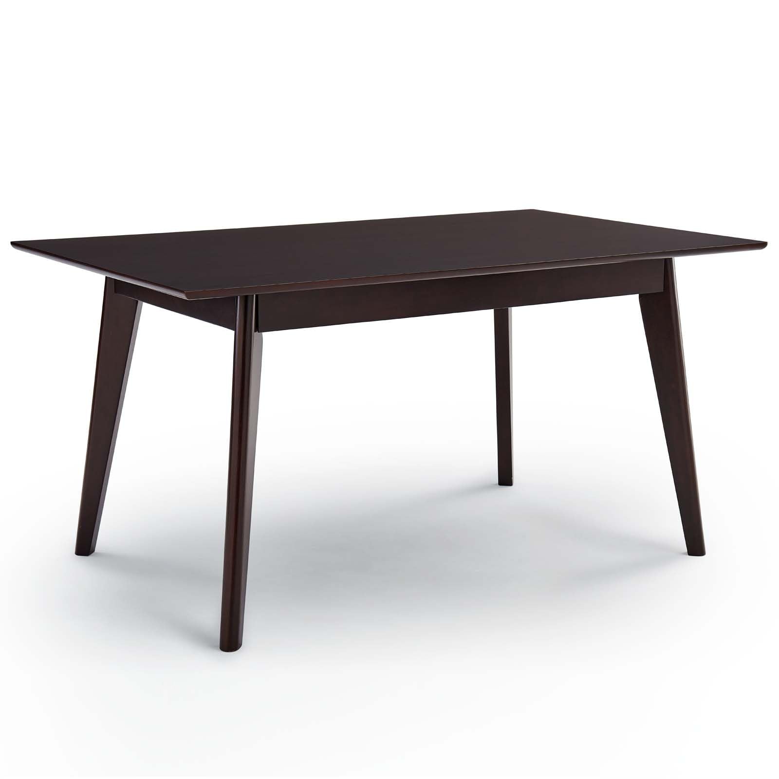 Modway Oracle 69&quot; Rectangle Dining Table, Cappuccino