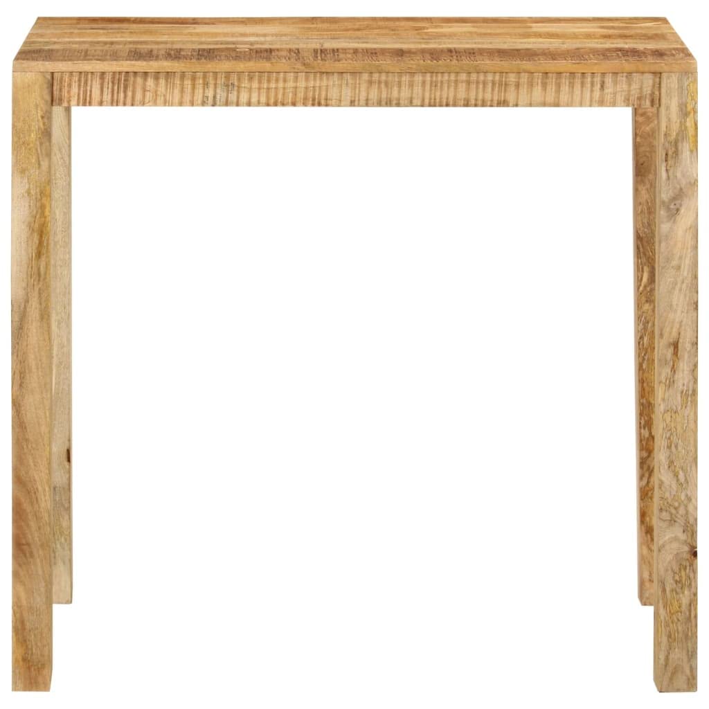 vidaXL Solid Mango Wood Bar Table - Rustic Farmhouse Style Pub Table with Sturdy Frame - 44.1&quot;x21.7&quot;x42.5&quot; - Perfect for Dining Room or Kitchen.