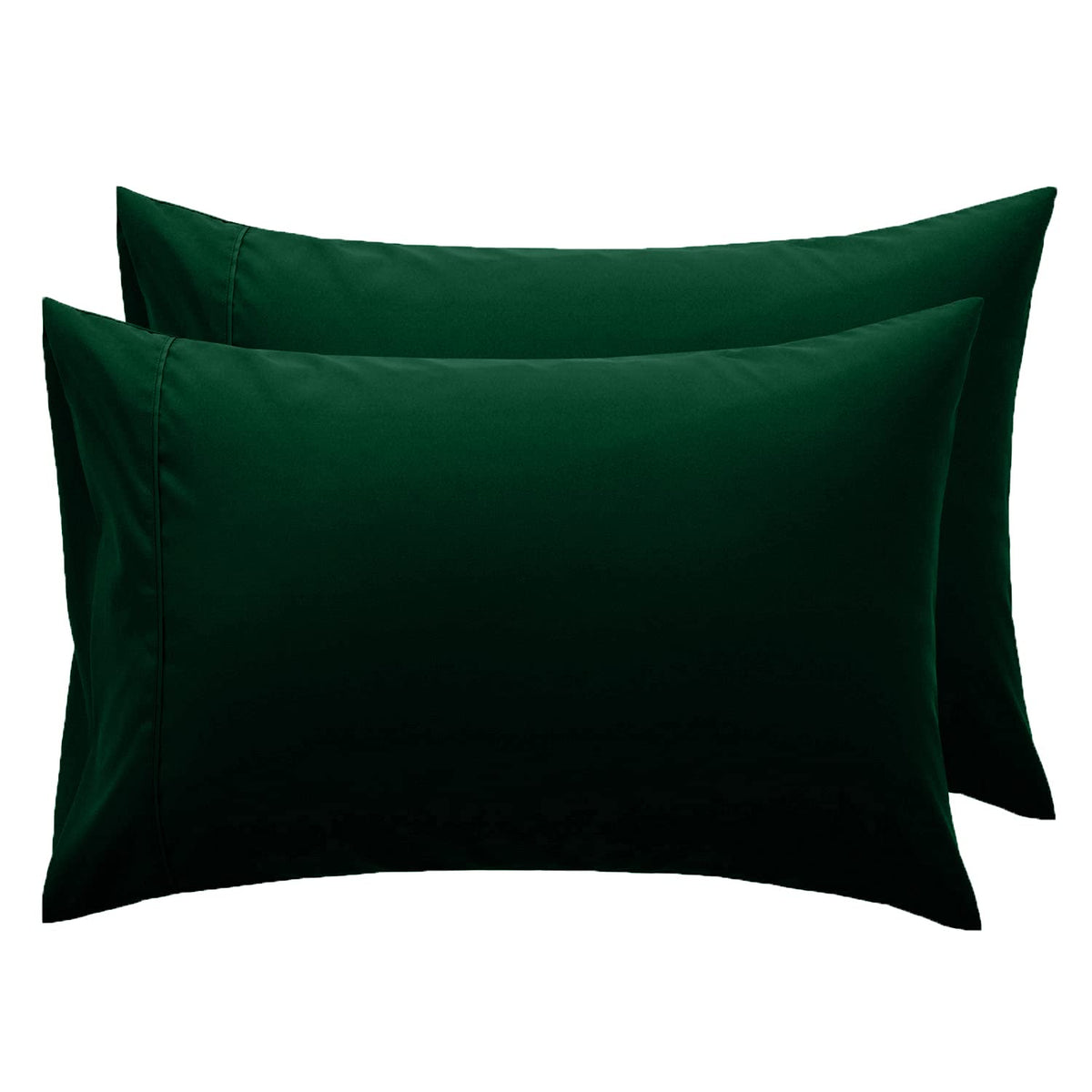 Dan River 100% Organic Cotton Jersey Queen Pillowcases Set Of 2, 145 Gsm Pillow Cases Standard Size, Crisp, Breathable Jersey Co