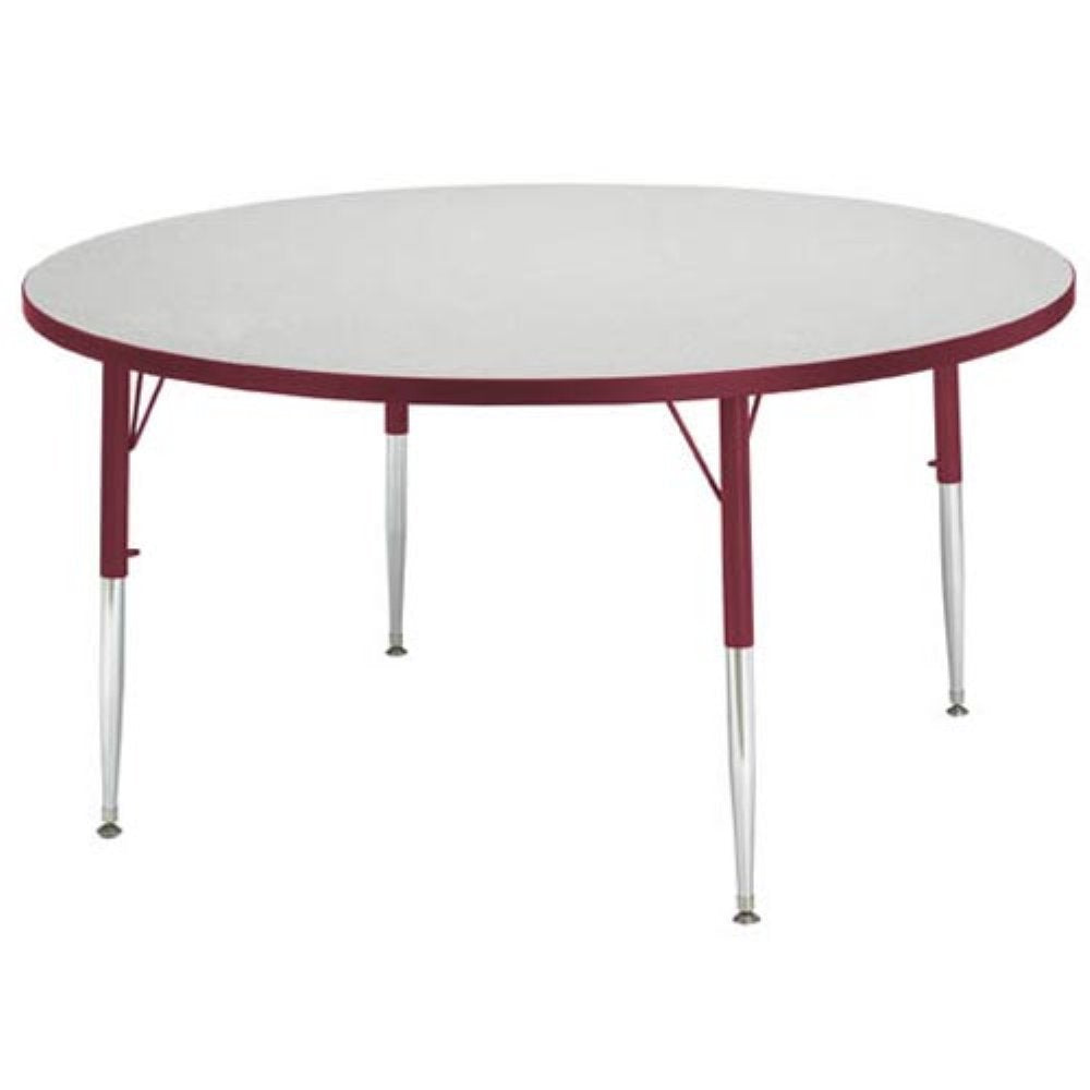 KYDZ Suite Round Activity Table Table Size: 48&quot; W x 48&quot; D (Adult size: 24&quot; - 31&quot; H), Side Finish: Gray/Green