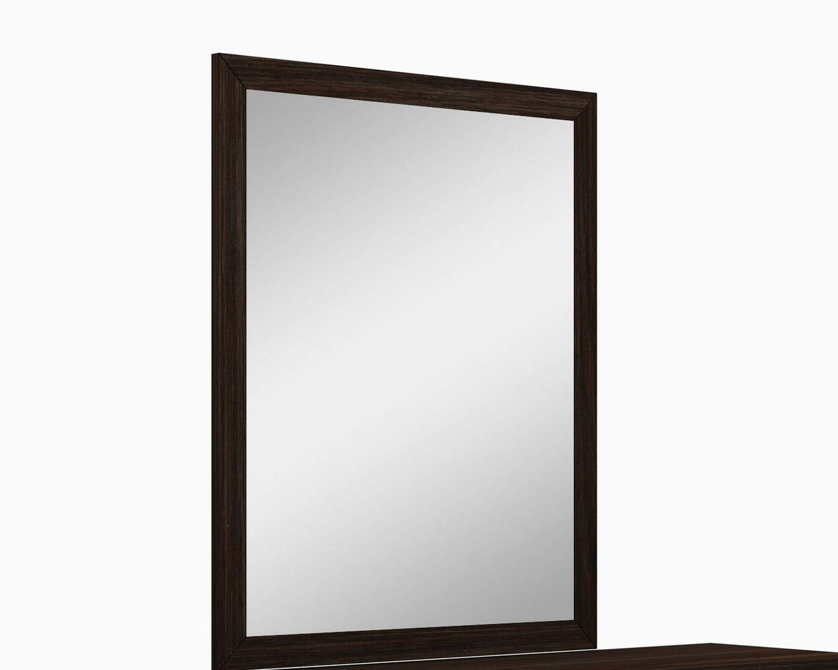 HomeRoots 43' Refined Wenge High Gloss Mirror