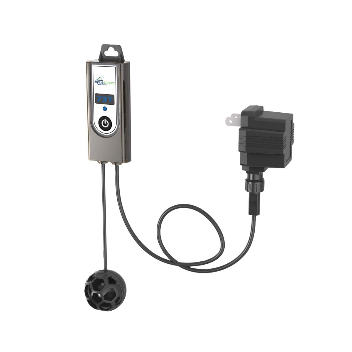 Aquascape 74013 Controls Smart Pond Thermometer With Transformer, Black