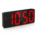ORIA LED Alarm Clock, Digital Alarm Clock, Large Display LED Desk Clock with Snooze, 3 Adjustable Brightness, USB Charging Ports
