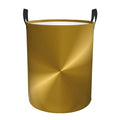 Large Laundry Basket, Gold Metallic Waterproof Foldable Laundry Hamper, Collapsible Dirty Clothes Storage Organizer Containers f