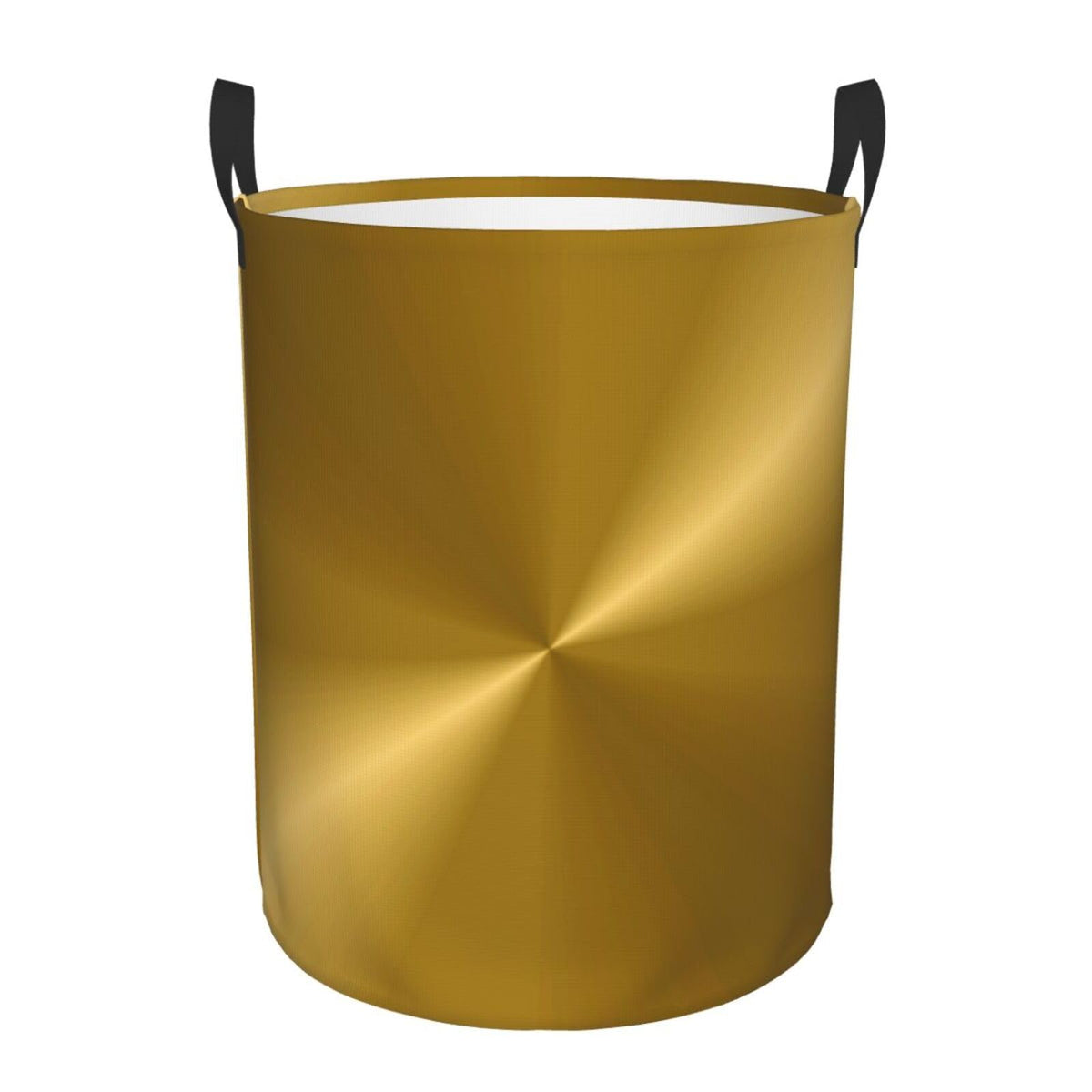 Large Laundry Basket, Gold Metallic Waterproof Foldable Laundry Hamper, Collapsible Dirty Clothes Storage Organizer Containers f