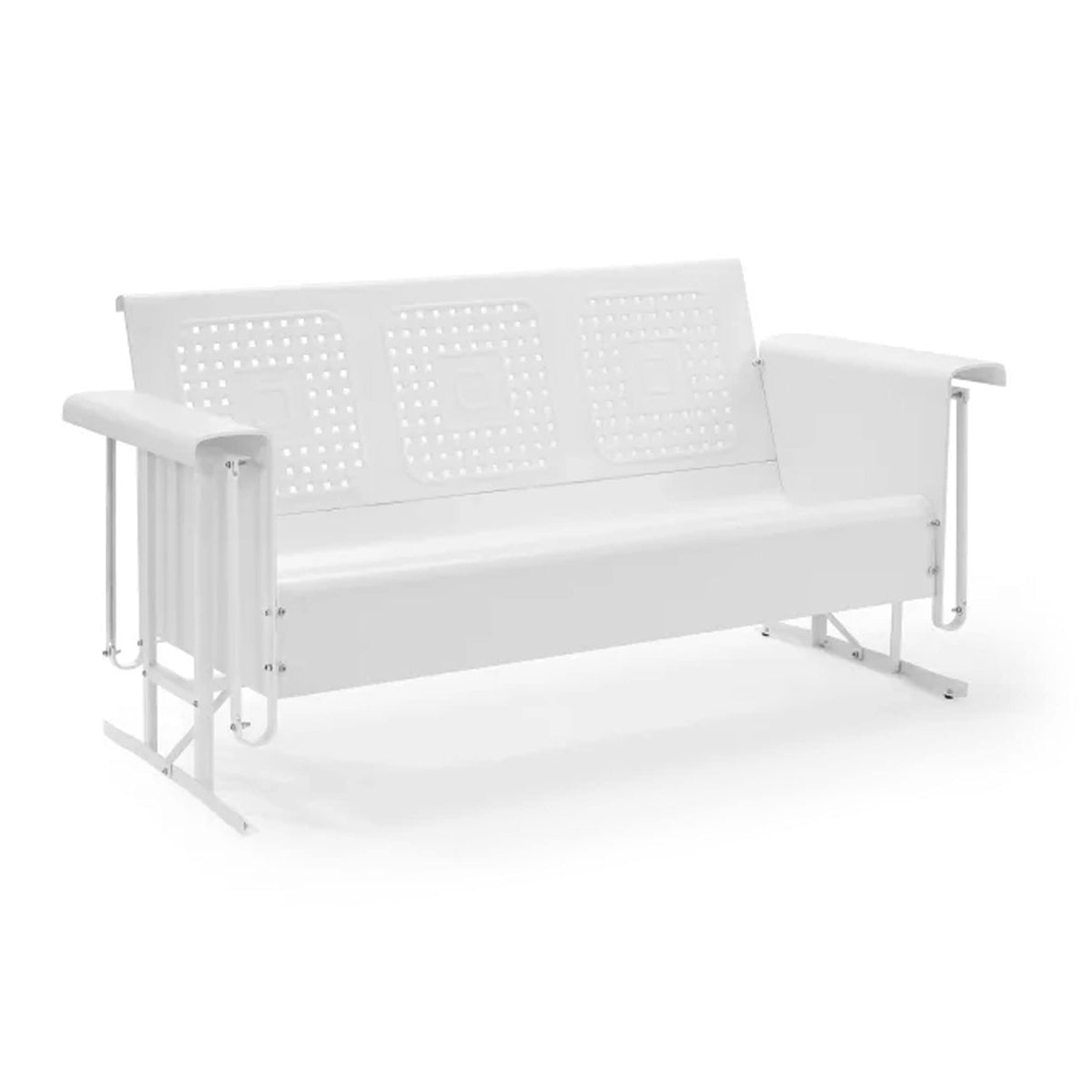 Crosley Furniture Bates Sofa Glider - White