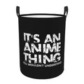 ItS An Anime Thing Dirty clothes laundry basket with handle Small