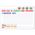 Super Job - Teacher Notes To Parents - Classroom Incentive Cards To Send Home - Motivational Good Behavior Cards [Package Of 50]