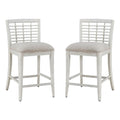 Beach Comber Counter Stool - Set of 2 - White