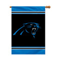 Fremont Die NFL Carolina Panthers 1-Sided House Flag, 28 x 40, 28 x 40, Team Colors