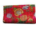 REGMESS Cotton Handmade Bedspread Kantha Quilt King Size Bohemian Bedspread Kantha Quilt Single(60 X90 INCH)