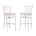 Teresa White Barstool W Uph Seat