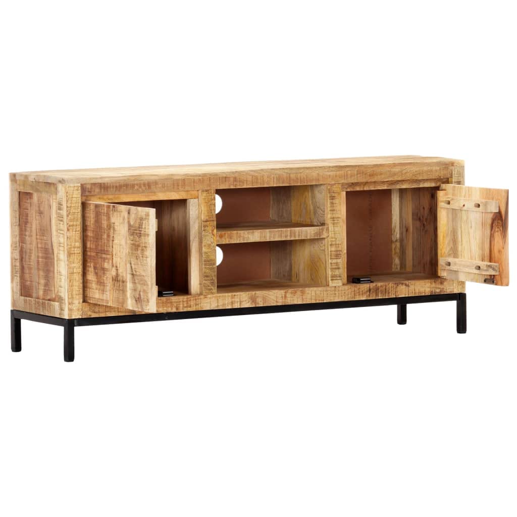 vidaXL TV Cabinet 46.5&quot;x11.8&quot;x17.7&quot; Solid Mango Wood