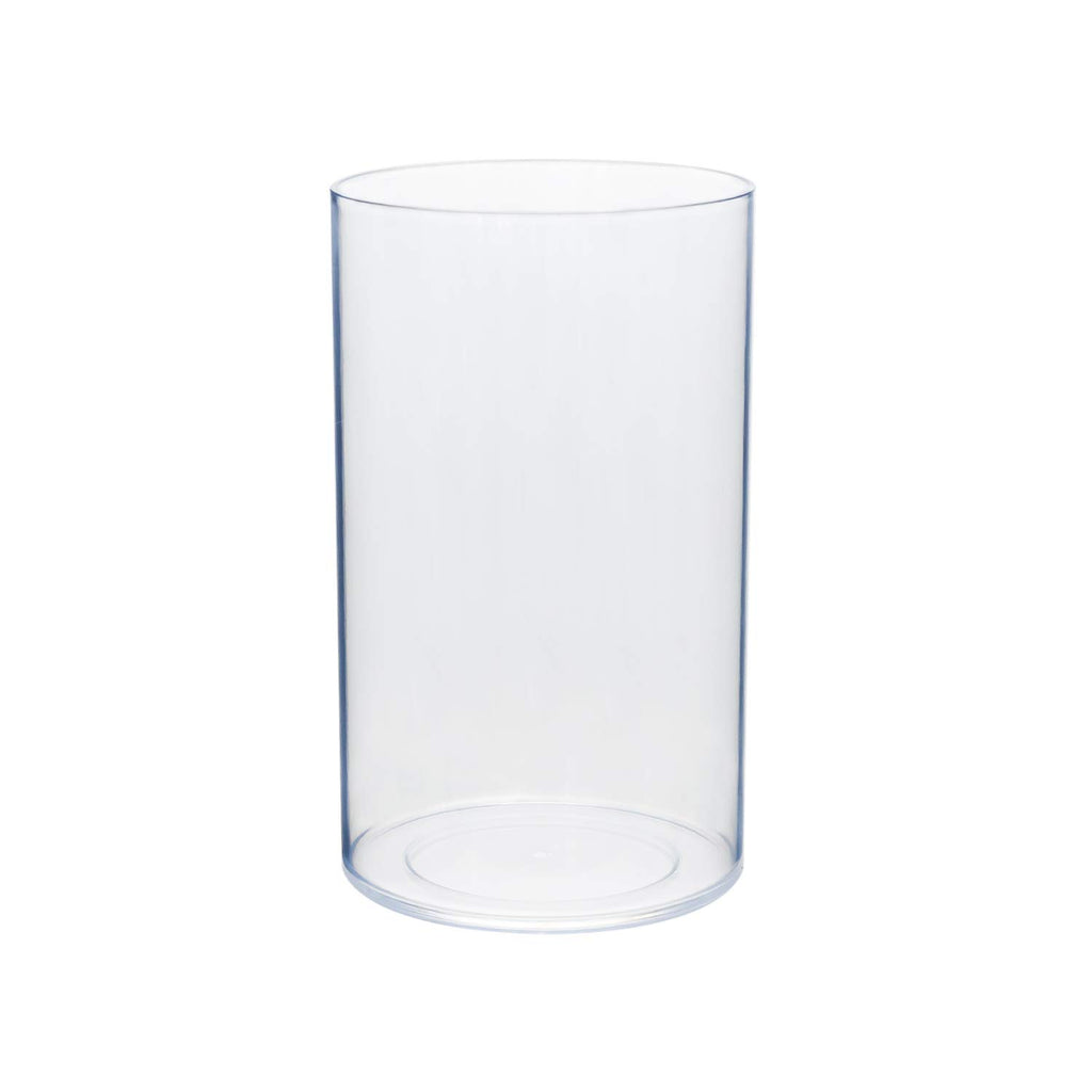 Royal Imports Flower Vase Acrylic Cylinder - Decorative Centerpiece for Home or Wedding - Non Breakable Plastic, 5''X8'' Tall Ro