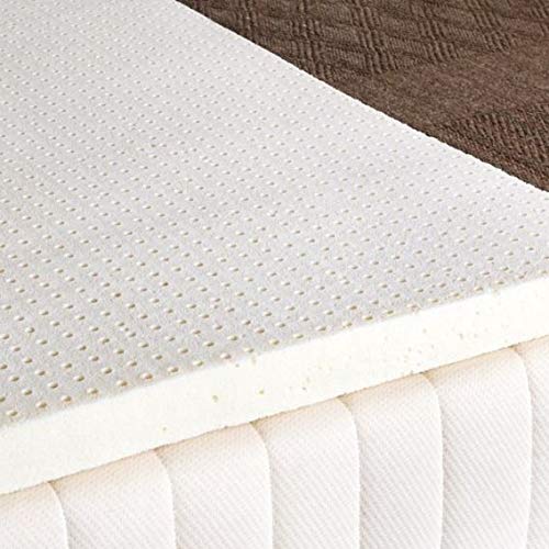 Organic Textiles Organic Latex Mattress Topper With Cotton Cover, (Got'S And Gol'S Certified) - Made In Usa (3' Queen, Firm)