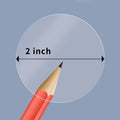 Yeachlaing 2 Inch Round Clear Seal Stickers,Transparent Envelope Mail Wafer Seal Self Adhesive Package Circle Label (1Bag,288Pcs