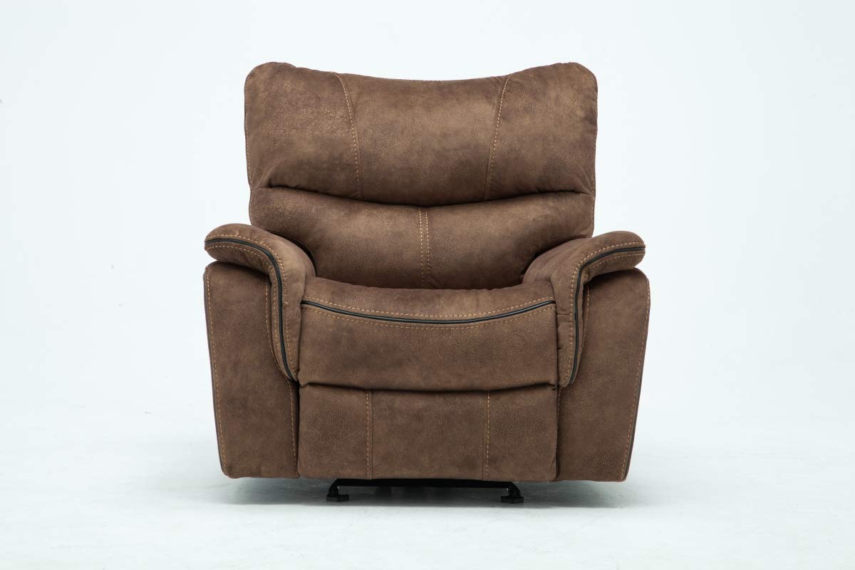 HomeRoots 40' Elegant Light Brown Fabric Chair