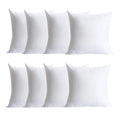 Calibrate Timing Plush And Durable Throw Pillow Inserts - 16 X 16 Inches Set Of 8, Hypoallergenic Polyester Fiber Fill - Perfect
