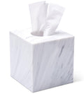 Tissue Box Cover Holder Square Marble Tissue Box Holder Bathroom Vanity Nightstand Bedroom Livingroom Decorative Decor Toilet Or