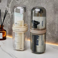 XVIA Transparent Toothbrush Case Portable Travel Plastic Toothbrush Holder Storage Box Hygienic Dental Travel Case Bathroom Use 