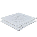 Kingnex 2 Pack Feather Proof Pillow Protectors 18x18 Waterproof Pillow Covers for Square Throw Pillow 18x18