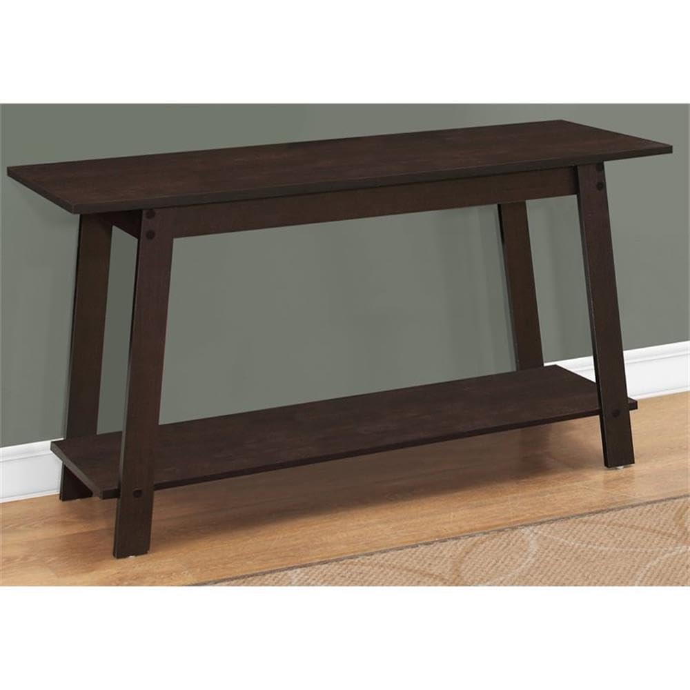 Monarch Specialties I TV STAND-42 L, Cappuccino