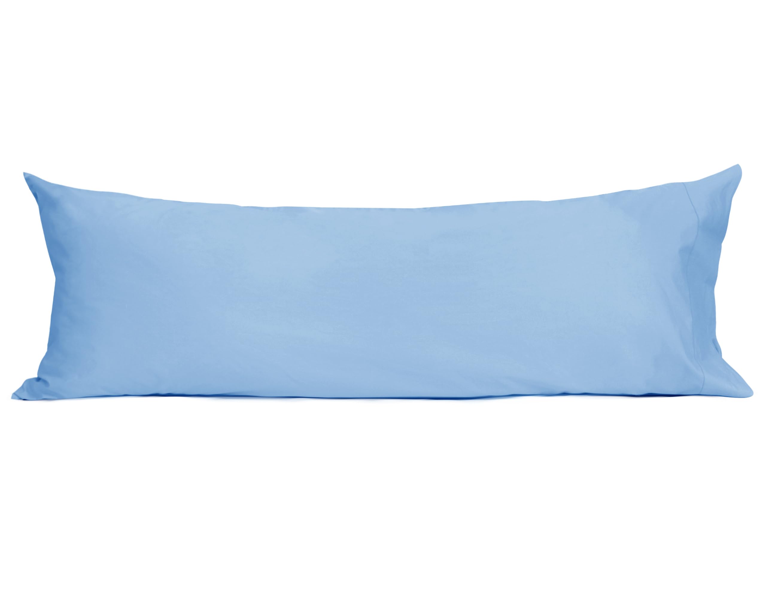 Sunflower Body Pillowcase 100% Cotton Long Pillow Cover/Case Envelope Closure 1 Pack, 21  54 Inches Placid Blue, Soft And Breath