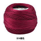 Dmc 116 12-814 Pearl Cotton Thread Balls, Dark Garnet, Size 12