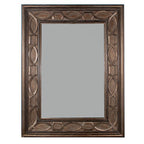 Timeless Reflections By Afd Home 11002626 Cadura Baroque Grand Mirror, Silver/Bronze Crackle Finish