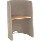 Safco Roam Personal Workstation, Tan, 33"W X 30"D X 51.5"H