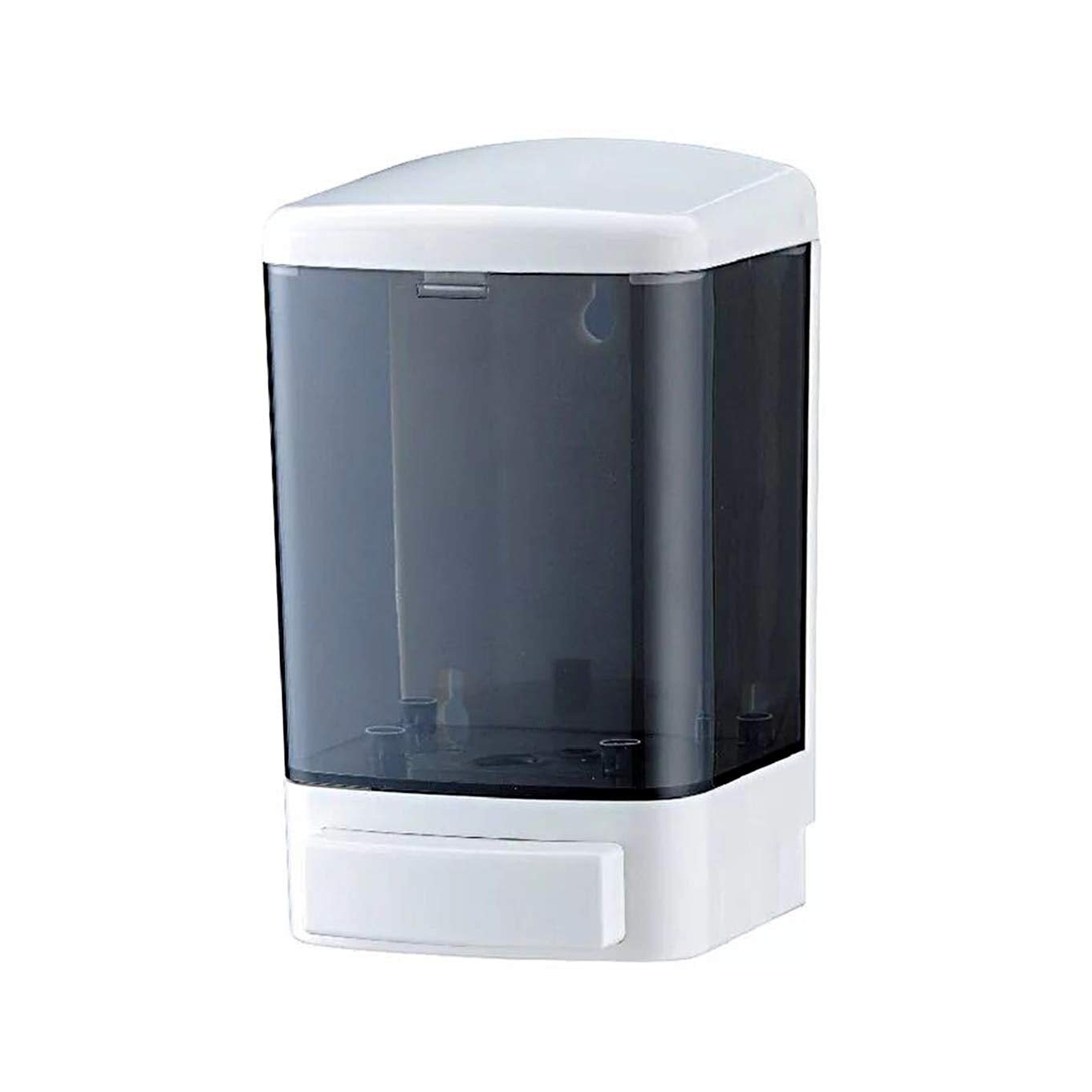 Evhome Manual Soap Dispenser Kitchen Bathroom Wall Mounted Commercial for Liquid Containers Shampoo Gel Chamber Plastic - (33.8 