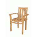 Anderson Teak Classic Stackable Dining Arm Chairs (Set of 4)