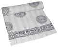 YUVANCRAFTS Hnad Block Floral Print Kantha Quilt Handmade Pure Cotton Kantha Quilt Queen Blanket Bedspreads Throw