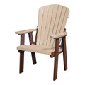 American Furniture Classics 511WWTB Fan Back Chair, Weatherwood and Tudor Brown