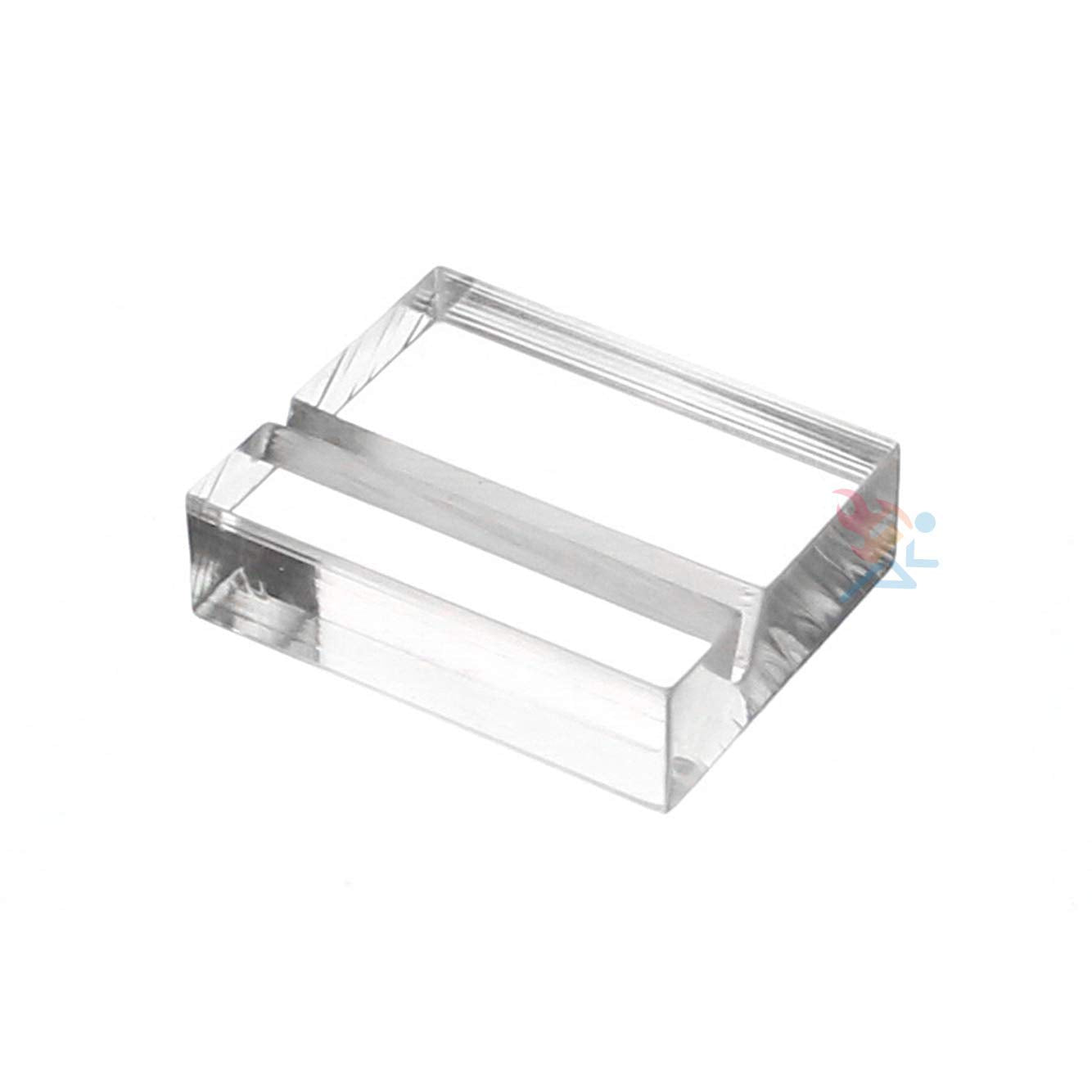Onfireguy 24Pcs Place Card Holder Display Stands | 1.25'' Acrylic Card Holders For Wedding Place Cards Table Numbers Product Lab