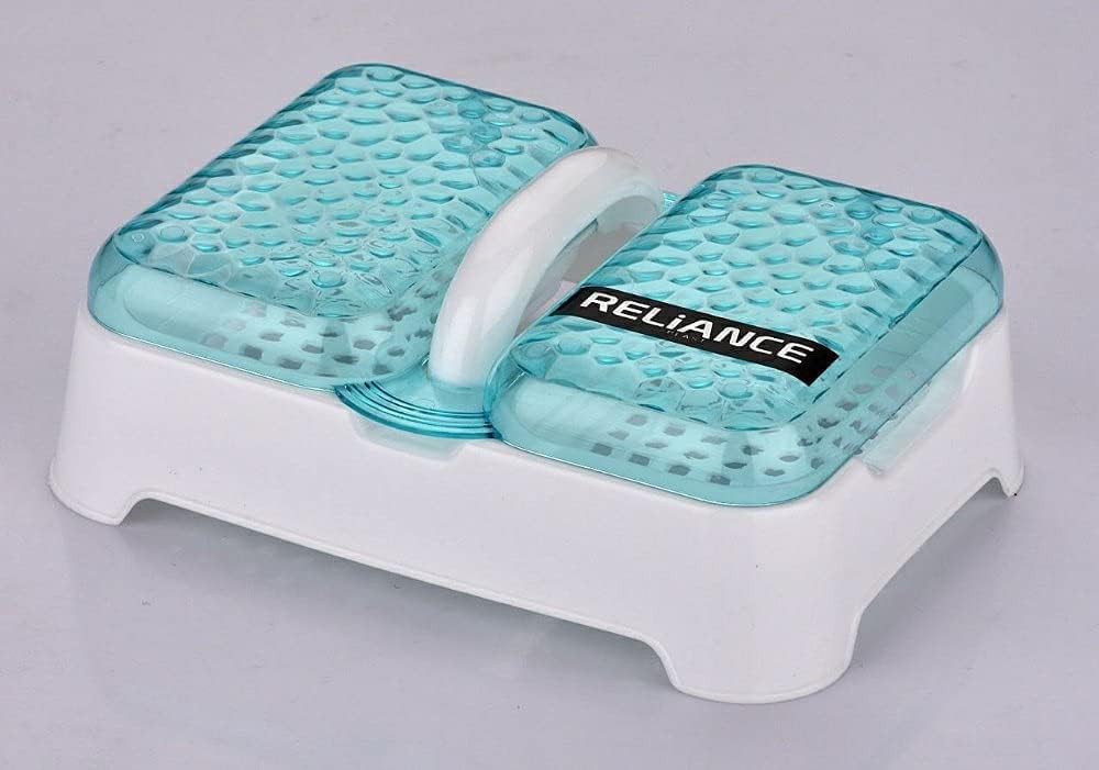 SBA PRIME Double Sealed Drain Soap Dish with Handle & Lid Cover | Portable Soap Holder Box Case with Drainage Tray for Bathroom,