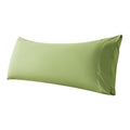Whatsbedding Body Pillow Cover Cotton Fabric, Long Pillow Case Breathable & Skin-Friendly, Envelope Closure - Sage Green (21X54